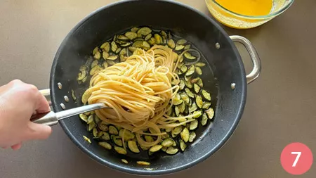 Carbonara di zucchine - p7