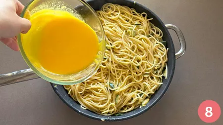 Carbonara di zucchine - p8