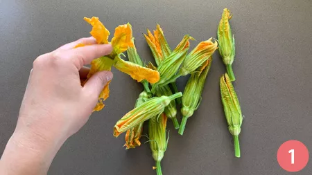 Fiori di zucca al forno - p1