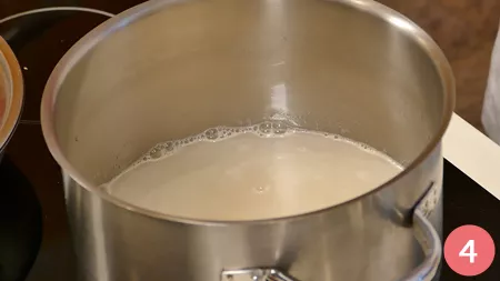 Risotto zucca e zenzero al Castelmagno e mandorle tostate - Passaggio 4