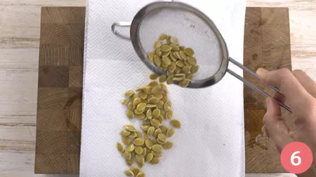 Semi di zucca tostati - Passaggio 6