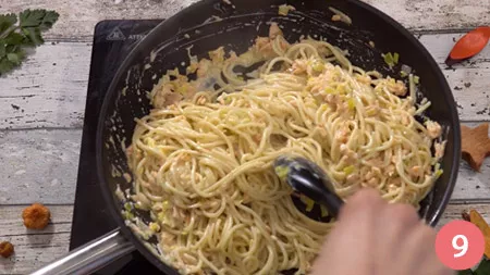 uniamo la pasta al sugo