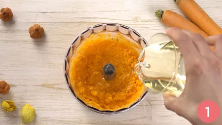 torta di carote camilla - Passo 1