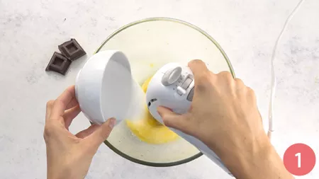 Torta pere e cioccolato - Passaggio 1