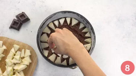 Torta pere e cioccolato - Passaggio 8