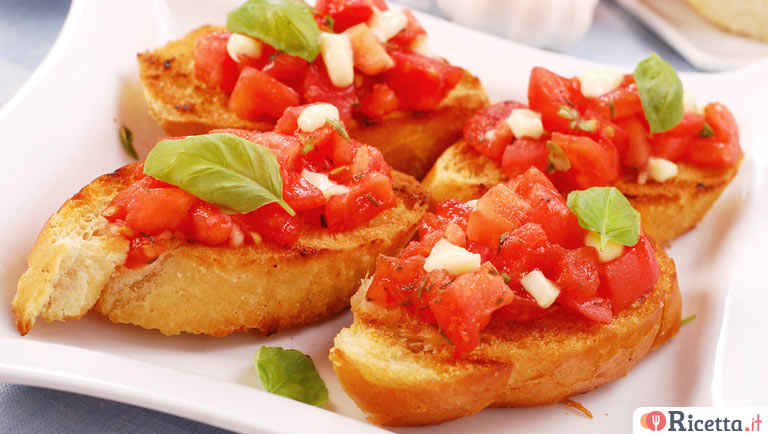 Ricetta Bruschetta al pomodoro - Consigli e Ingredienti | Ricetta.it