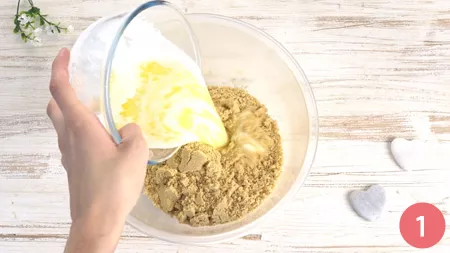 Cheesecake fredda senza gelatina - Passaggio 1