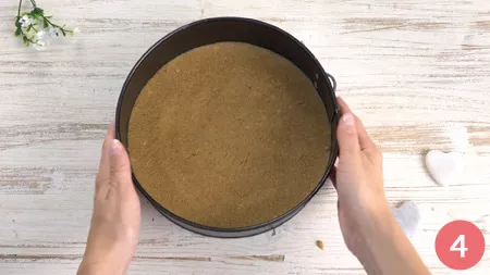 Cheesecake fredda senza gelatina - Passaggio 4