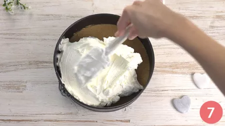 Cheesecake fredda senza gelatina - Passaggio 7