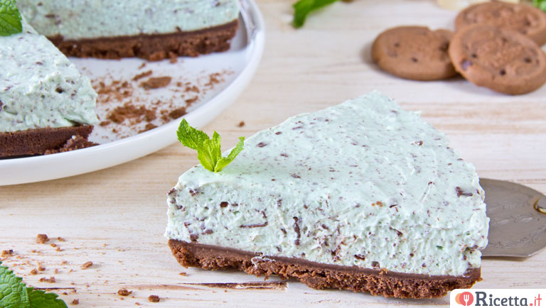 Cheesecake menta e cioccolato