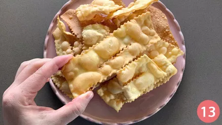 Frappe di carnevale - Passaggio 13