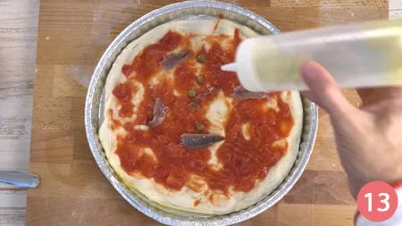 Impasto per la pizza - Passaggio 13