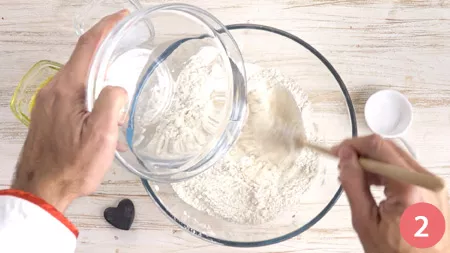 Impasto per la pizza - Passaggio 2