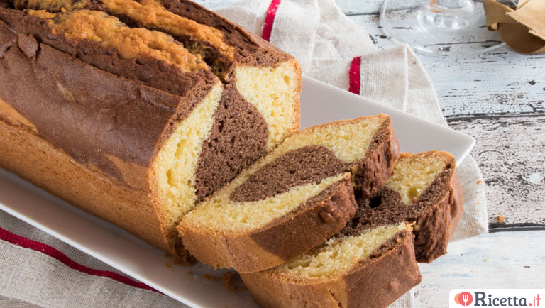 Plumcake bicolore