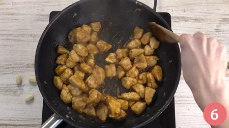 Pollo alle mandorle - Passaggio 6