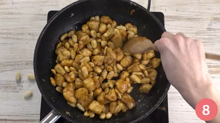 Pollo alle mandorle - Passaggio 8