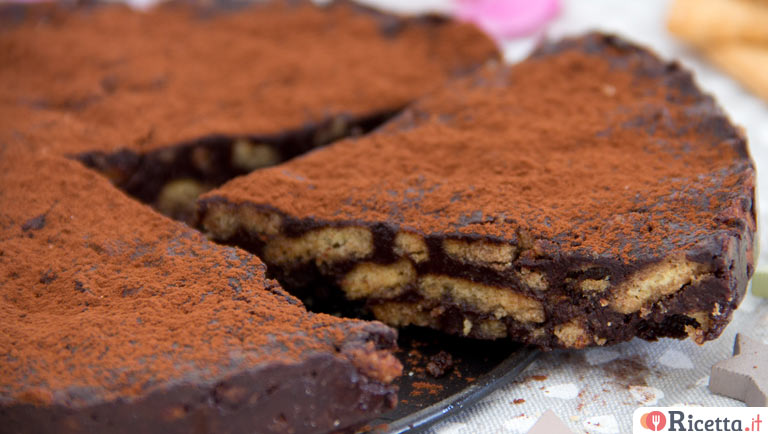 Torta di biscotti al cioccolato
