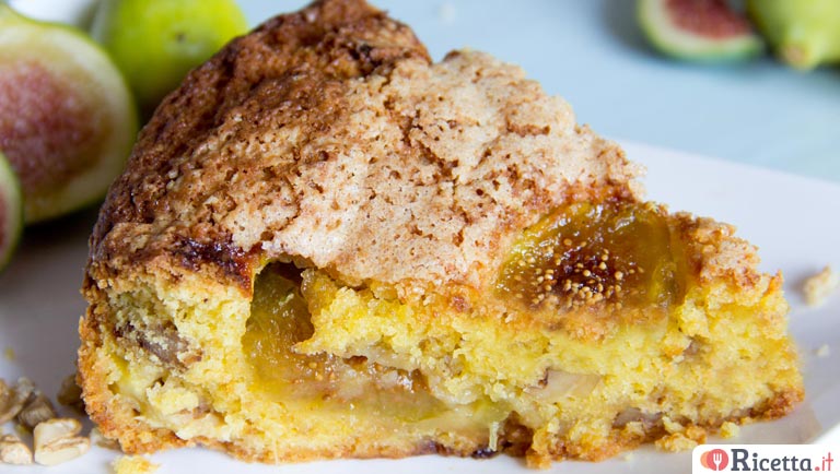 Torta di fichi e noci