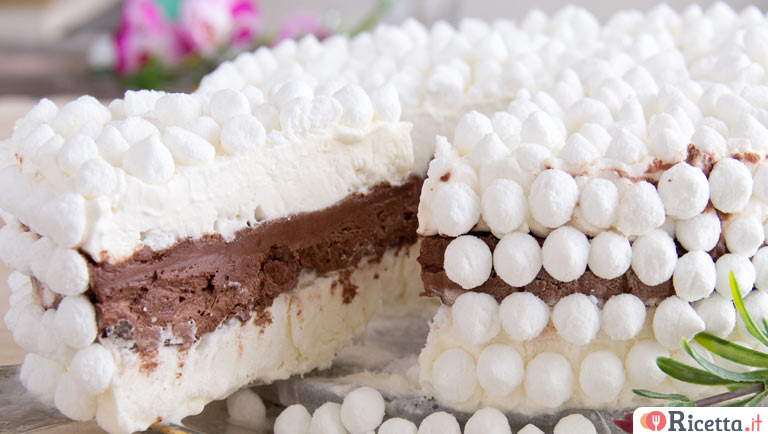 Torta gelato meringata