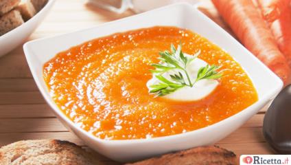 Zuppa di carote caramellate