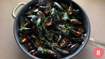 zuppa di cozze-foto passaggio 8